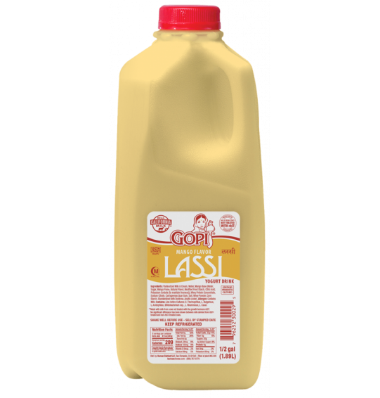 Gopi Mango Lassi Half Gallon (1.89 Lt) 