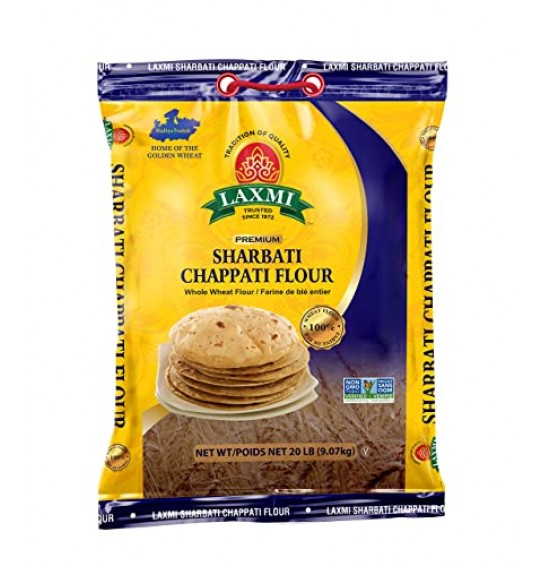 Laxmi Sharbati Chapati Flour 20lb 