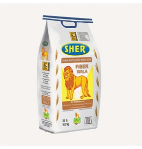 Sher Fiber Atta 20lb (BLUE BAG)