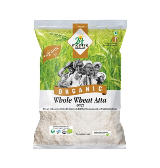 24 Mantra Organic Whole Wheat Flour 20lb 