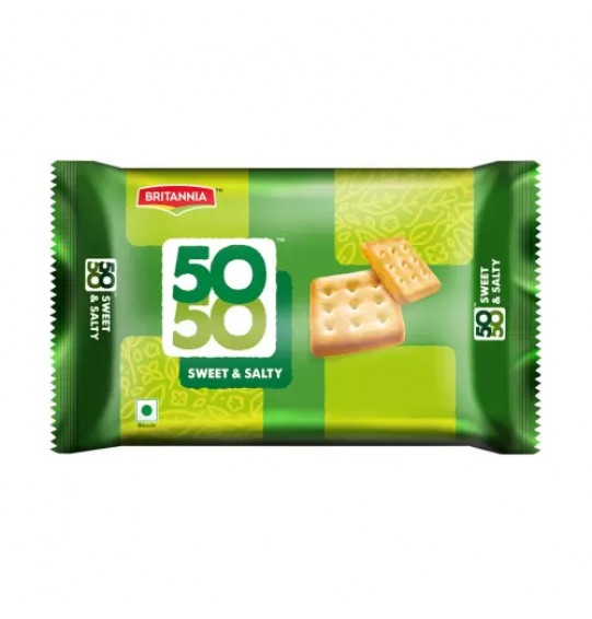 Britannia 50-50 Sweet & Salty Crackers 62GM (2.19oz) 