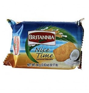 Britannia Nice Time Coconut Biscuits 80GM (2.8oz)