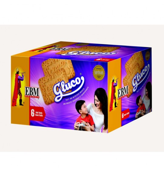 Ebm Gluco Biscuits (6 Half Rolls) 391.2GM (13.80oz) 