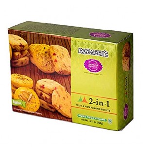 2-In-1 Fruit & Pista Almond Biscuits 400GM (14.01oz)