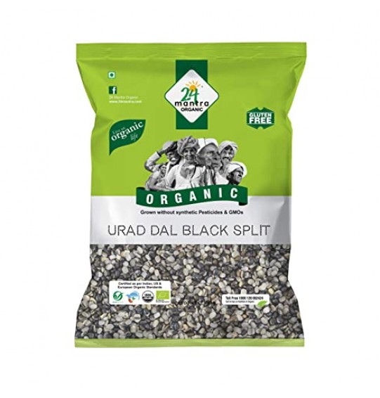 24Mantra Organic Urad Black Split 2Lb &4Lb 