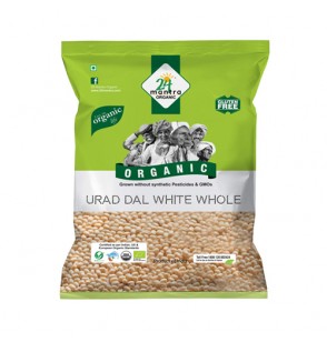 24Mantra Organic  Urad White Whole 2Lb & 4Lb 