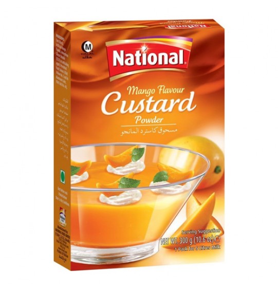 National Mango Flavour Custard Powder 300GM (10.6oz)