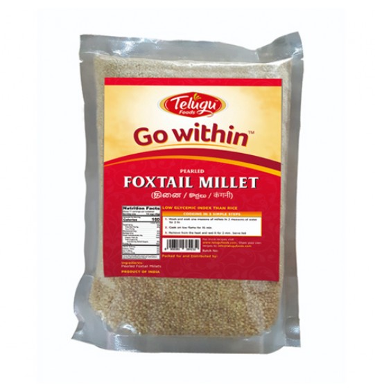 Telugu Foxtail Millet Idli Rava 500Gm