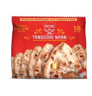 Deep Tandoori Naan 16Pieces 