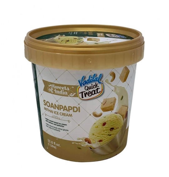 Vadilal Soanpapdi Mithai Ice Cream 1Litre