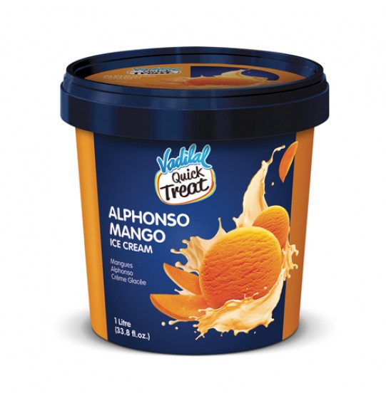 Vadilal Alphonso Mango Ice Cream 1Litre