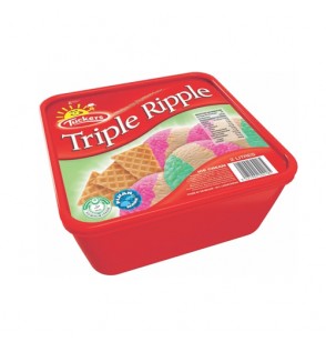 Tuckers Triple Riple Ice Cream 2Litre