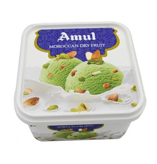 Amul Moroccan Dry Fruit Ice Cream 1Litre