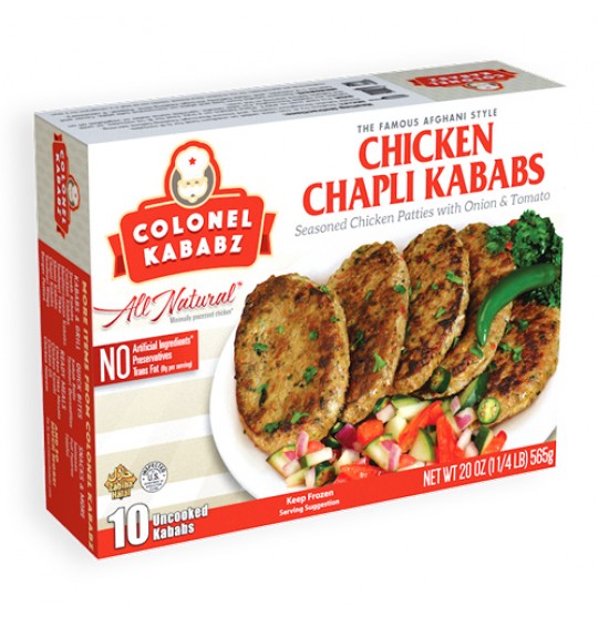 Colonel Kababz Chicken Chapli Kababs 10Pieces 