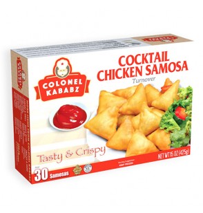 Colonel Kabab Cocktail Chicken Samosa 25Pieces 