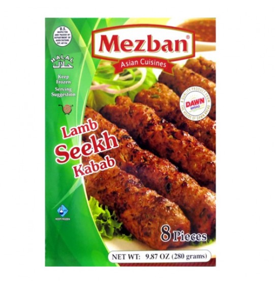 Mezban Lamb Seekh Kabab 8Pieces 