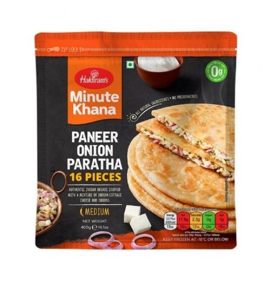 Haldiram’s Paneer Onion Paratha 16Pieces