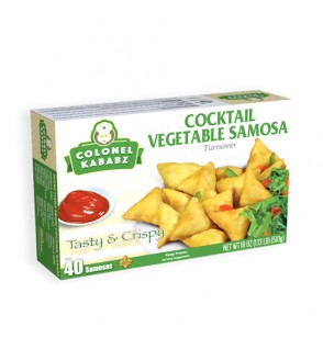 Colonel Kababz Cocktail Vegetable Samosa 35Pcs