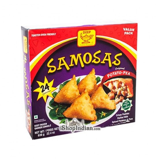 Deep Potato & Peas Samosa 24Pcs