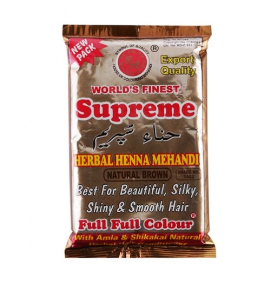 Supreme Natural Brown Henna 150Gm