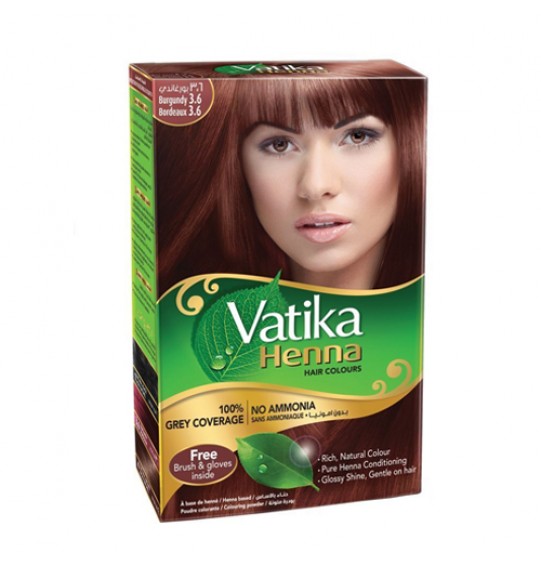 Vatika Henna Burgundy 6X10Gm