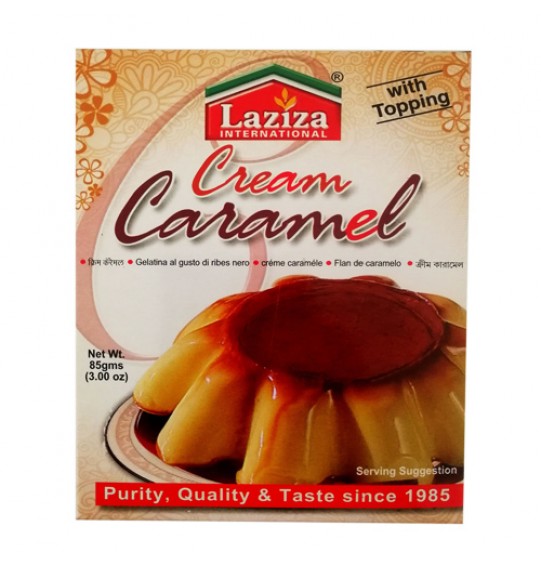 Laziza Cream Carmel With Topping 80GM (3oz)