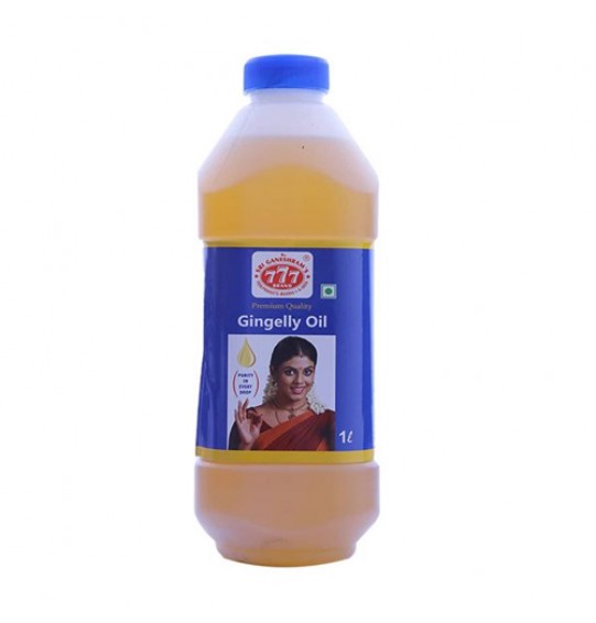 777 Brand Gingelly Oil (Seasme Oil) 1Litre 