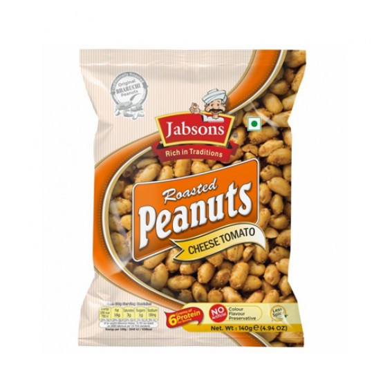 Jabsons Roasted Peanuts Cheese Tomato 140Gm