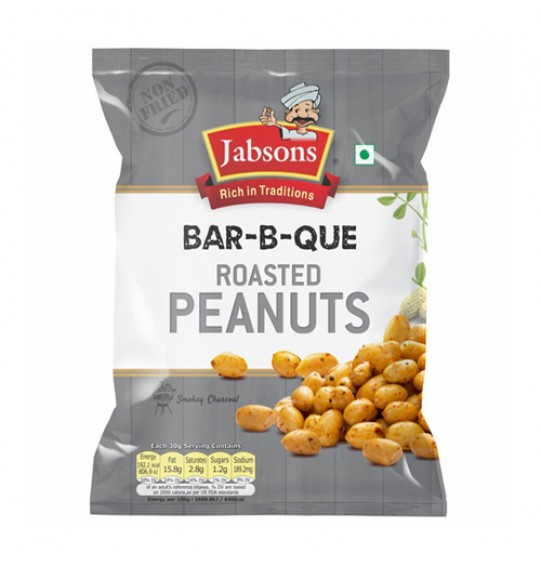 Jabsons Bar-B-Que Roasted Peanuts 140Gm