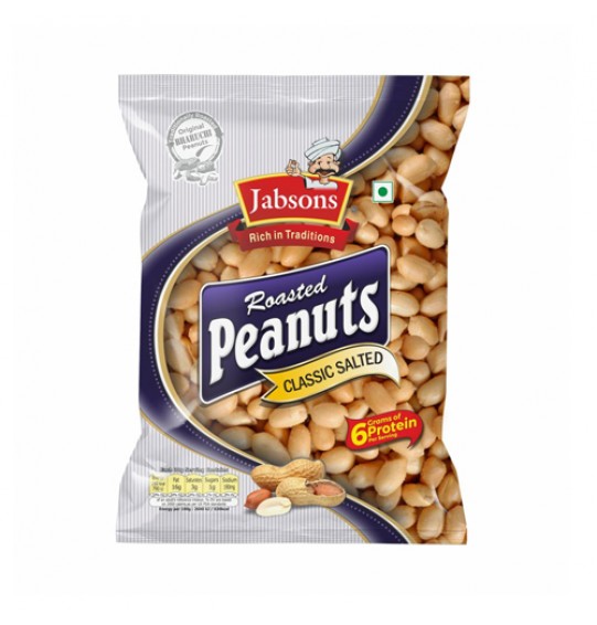 Jabsons Roasted Salted Peanuts 140Gm