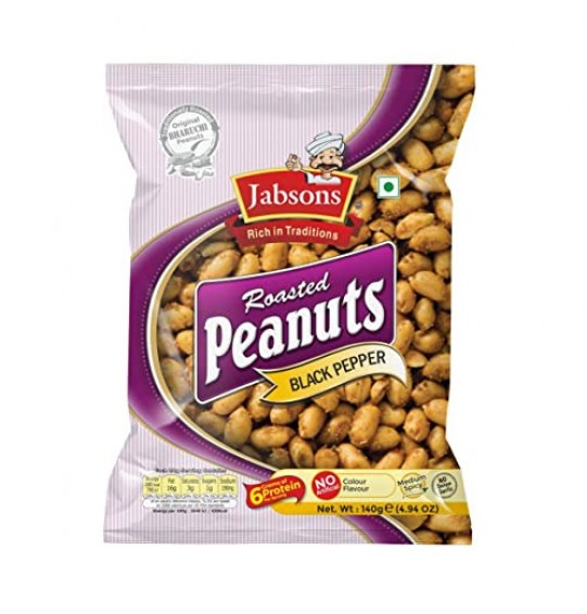 Jabsons Black Pepper Roasted Peanuts 140Gm