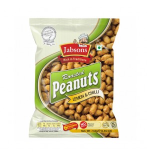 Jabsons Roasted Peanuts Lemon& Chilli 140Gm 