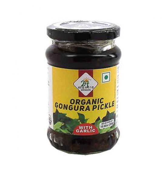 24Mantra Organic Gangura Pickle With Garlic (10.58oz) 300GM