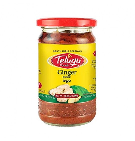 Telugu Foods Ginger Pickle (10.58oz) 300GM