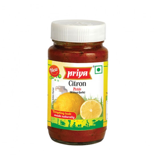 Priya Citron Pickle W/O Garlic (10.6oz) 300GM