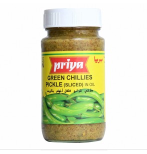 Priya Green Chilli (Sliced) Pickle (10.6oz) 300GM