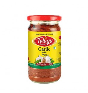 Telugu Foods Garlic Pickle (10.58oz) 300GM