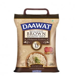 Daawat Quick Cook Brown Basmati Rice 10lb 