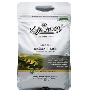 Kohinoor Extra Fine Basmati Rice 10lb 