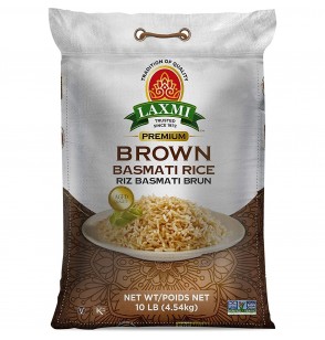 Laxmi Brown Basmati Rice 10lb 