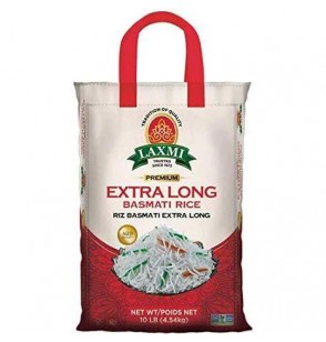 Laxmi Premium Extra Long Basmati Rice 10Lb 