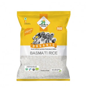 24 Mantra Organic White Basmati Rice 10lb 