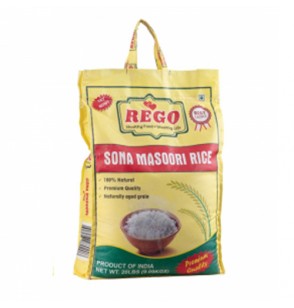 Rego Sona Masoori Rice 20lb 