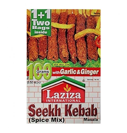 Laziza International Seekh kabab Masala (100GM) (3.5oz)