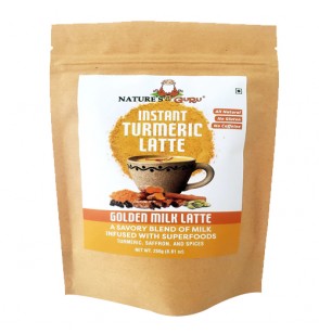 Nature's Guru Instant Tuermeric Latte (Golden Milk Latte) (250GM) (8.81oz)