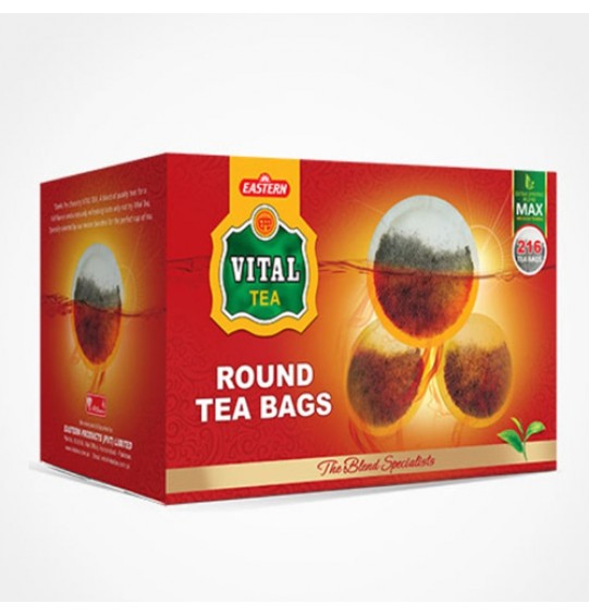 Eastern Vital Tea Black 216 Round Tea Bags 