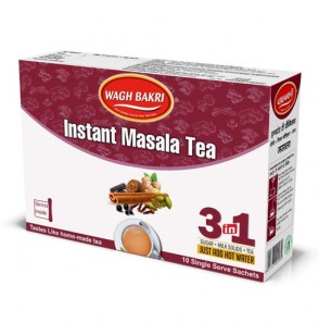 Wagh Bakri Instant Masala Chai (Sweetened) 10Sachets 260Gm (9.18oz)