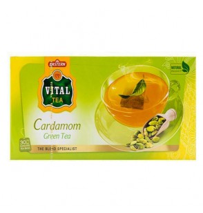 Eastern Vital Tea Green Tea (Cardamom) 30Tea Bags 45GM (1.57oz)