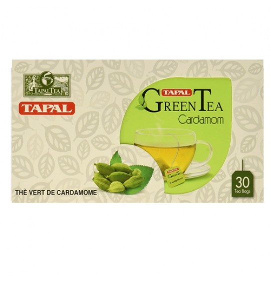 Tapal Green Tea (Cardamom) 30Tea Bags (45GM) (1.59oz)