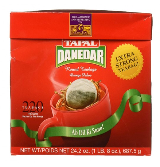 Tapal Danedar Extra Strong Tea 220 Tea Bags (24.2oz) (687.5GM)